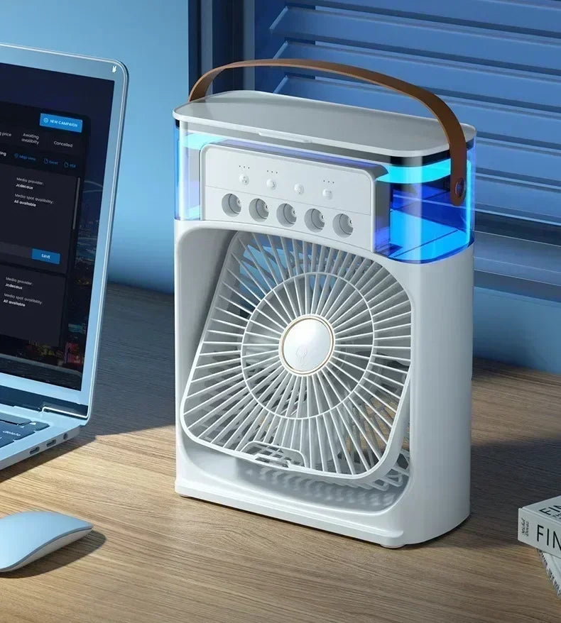 BreezeMate Mini Portable Mist Fan LED