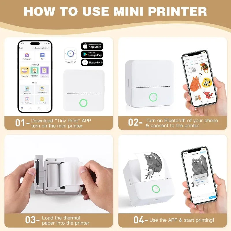 PocketPrint Mini Pocket Sticker Printer