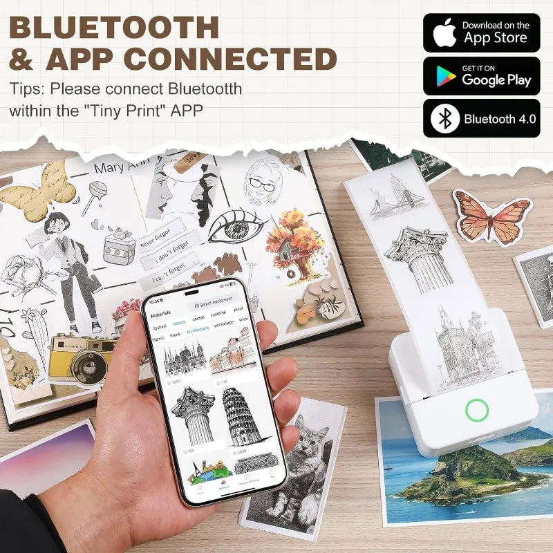 PocketPrint Mini Pocket Sticker Printer