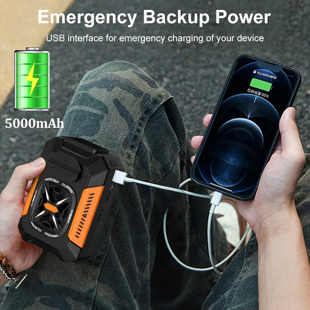 Rapid Cool Neck Clip Fan