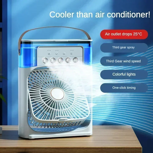 BreezeMate Mini Portable Mist Fan LED